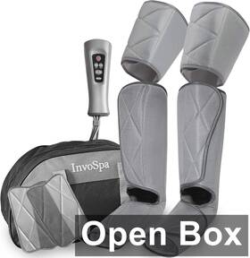 Hy-117 Invospa - Air Compression Leg Wraps Massage Boots Grey