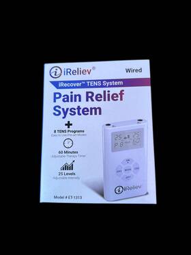 1313 Ireliev 853635002037 New Box Et Unit 8 Dual Channel Electro Therapy Pain Relief System