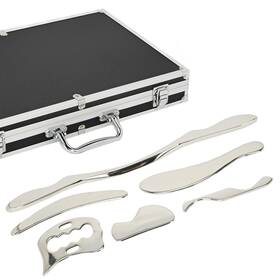 Isxacff 36235 6piece Gua Sha Muscle Stainless Steel Scraper Massage Tool Set For Ar
