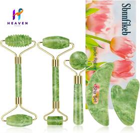 Jade 313115392381 Roller And Gua Sha Set Face For