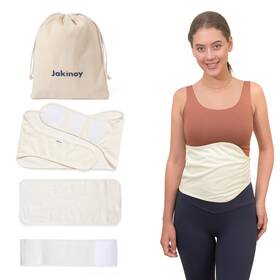 Jakinoy 767461623321 Castor Oil Pack Wrap For Stomach Organic Cotton Flannel Comfort Fit Reusab