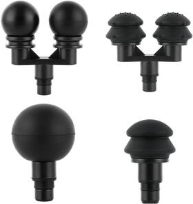 Mh2108 Jh Massager Heads Massage Gun Soft Replacement 4 Pack Adapter Dou