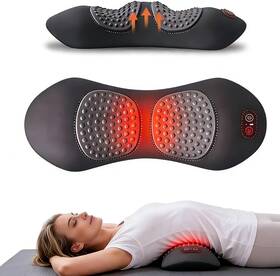 Jiaying 313095659603 3 In 1 Electric Massage Lumbar Pillow Equipped With Heating Vibration And Tra