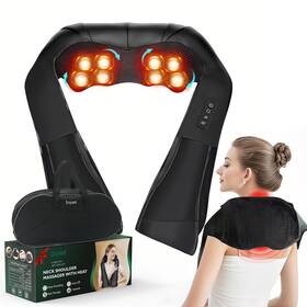 Js-ma-203 Joyset Shiatsu Neck And Back Massager With Heat Shoulder For Pain Relief De