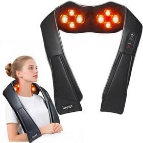 Js-ma-205 Joyset Neck Massager For Pain Relief Deep Tissue With Heat Shiatsu And Back Mas