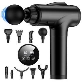 M68ch-001b Jqx Massage Gun Deep Tissue High Percussion Back Neck Massager For Athletes H