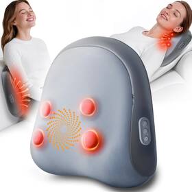 Fe-3005 Jzbrain 774882248910 Shiatsu Back And Neck Massager With Heat Deep Kneading Massage Pillow For R