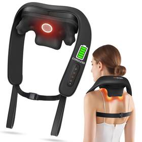 Fe-4060v Jzbrain 774882248941 Neck And Shoulder Massager With Heat Cordless Shiatsu