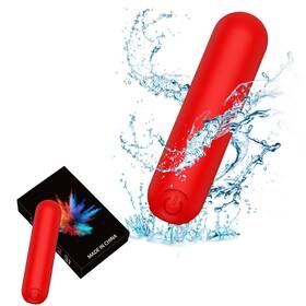 Red01 Kajmg Handheld Electric Back Massager - Mini Waterproof&rechargeable Deep