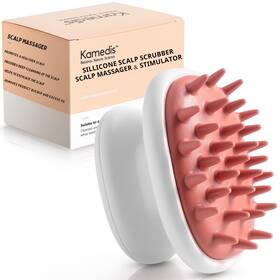 Kamedis 810001195014 Scalp Massager Brush - Silicone Gentle Scrubber Exfoliator And Hair Dand