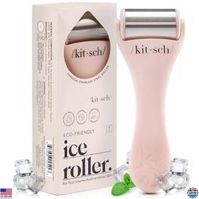B07vhcnhf6 Kitsch Ice Roller For Face - Stainless Steel Facial Soothes Puffiness And Pain
