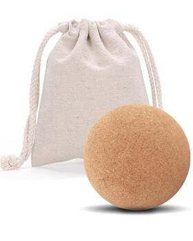 Ktwdmb09-4 Kitwild Cork Massage Ball - High Density Fine Particles For Deep Tissue Muscle Massag