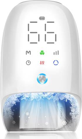 Knqze 705353533013 Hand Massager With Heat And Compression Rechargeable Touchscreen
