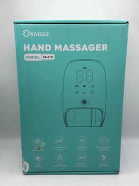 Fe-0161 Knqze 744759639929 Touchscreen Hand Massager With Heat And Compression Roller Kneading Massage
