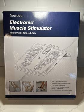 Knqze 785366492521 Electronic Muscle Stimulator For Neuropathy 10 Massage Modes 5-60 Min Timer