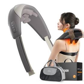2yan Kostak Shiatsu Neck And Shoulder Massager With Heat For Pain Relief Deep Tissue Bac