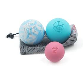 Brg-37 Ksone Lacrosse Massage Ball Set - Muscle Roller- Deep Tissue Balls -hard An