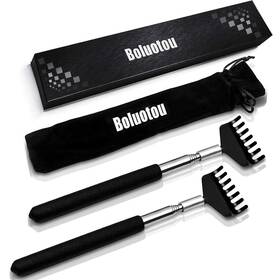 Tbamq-3-247 Kuvvfe 2 Pack Portable Extendable Back Scratcher Stainless Steel Telescoping