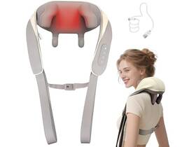 Lcmwb 768913739676 Brushless Neck Massager With Heat Grey