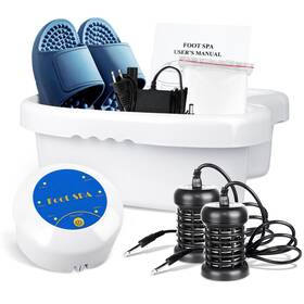 Lecuag 735209276313 Ionic Foot Detox Machine - Portable Ion Spa With Massage Slippers Home