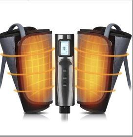 7202 Leg Calf Massager Wraps For Circulation With Heat Air Compression And Remote