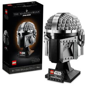 Lego 6378933 Star Wars The Mandalorian Helmet 75328 Buildable Model Kit Display