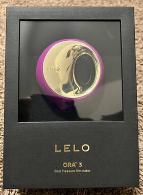 6898 Lelo Ora 3 Oral Pleasure Simulator Deep Rose Rechargeable Body Massager