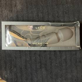8373 Lelo Smart Wand 2 Large All Over Body Massager 10 Vibrations Waterproof Black