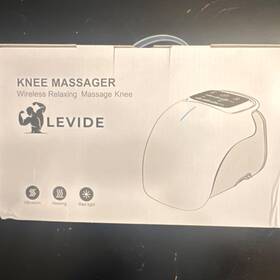 Levide 1811098401 Wireless Knee Massager Heated Vibration Red Light White