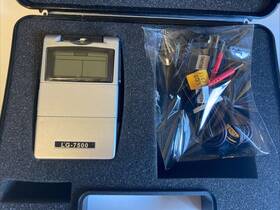 Lg-7500 Lg Med Supply Digital Muscle Stimulator Adjustable Settings Left And Right Leads Case