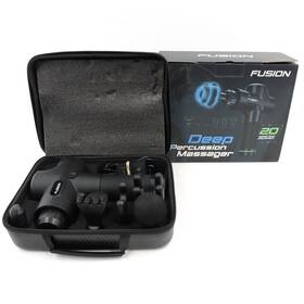 Dsp007547 Life Pro 068888005609 Fusion Deep Muscle Percussion Massage Gun For Pain Relief 6 Heads