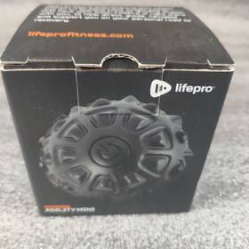 Lifepro 068888011716 Agility Mini Massager Black Round Battery Included Deep Tissue Portable