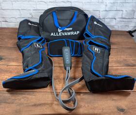 Lifepro 810090932538 Allevawrap Air Compression Leg Massager With Heat Lp-alvwrp-blk
