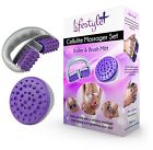 Lifestyle Plus Anti-cellulite Massager Set Roller Brush Mitt For Effective Cellulite Treatment 083351123659
