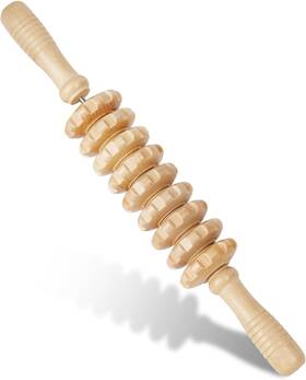 Liitrton 313094621670 Wooden Fascia Massage Roller Trigger Points For Release Sore Muscle