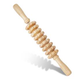 Liitrton 673169546438 Manual Wooden Fascia Massage Roller Trigger Points For Release Cellu