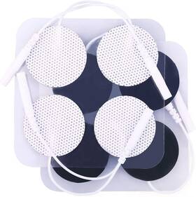 11c1893u Lotfancy Tens Unit Electrode Pads 40pcs Round Electrodes 1.25 Inch Reusable