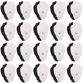 Lotfancy 958104834493 Tens Unit Pads Snap On 40 Pcs Self-adhesive Electrode Reusable Pa
