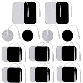 Lotfancy 958104854460 Tens Unit Replacement Pads Assorted Sizes 20pcs Self-adhesive Electrode