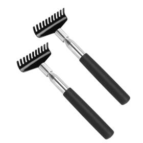 Lotole 824425253786 2-pack Extendable Back Scratcher Oversized Metal Telescoping