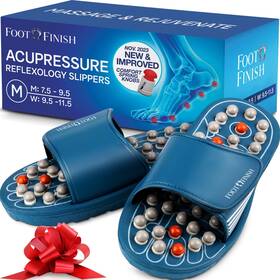 Love Lori 841507114131 Customizable Plantar Fasciitis Relief Acupressure Slippers For Foot Pain