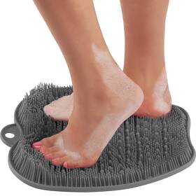 Um2217 Love Lori Premium Shower Foot Scrubber Xl - X-large Grey