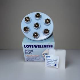 Love Wellness 850038430757 Bye Bloat Lymphatic Massage Roller Handheld And Sample Oil