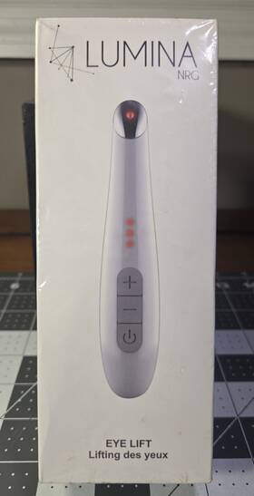 1203w Lumina Eye Lift Sonic Vibration Hot Treatment Massage Sealed Nrg 3-in-1
