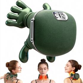 Lumiterra 702427281566 Neck And Back Massager With Fingers Heat For Pain Relief Deep Tissue Real
