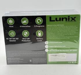 B0c7ksc672 Lunix Lx4 Knee Massager With Heat And Compression Rechargeable Wrap Black