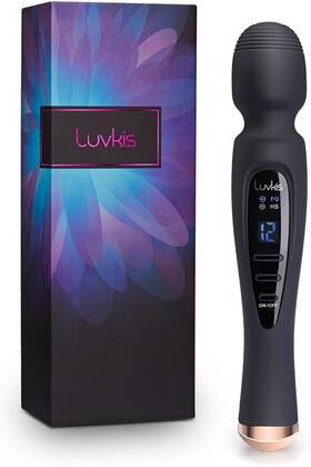 Luvkis 313095692679 Cordless Wand Massager With 12 Speed Vibration Modes Usb Magnetic Charger Whis