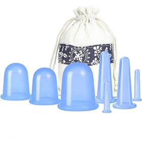 Mafly 712492732276 Cupping Therapy Sets 7pcs Silicone Anti Cellulite Cup Vacuum Suction Ma
