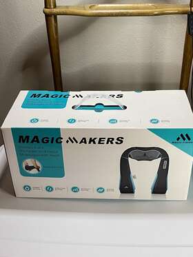 M-blt-01 Magic Makers Shiatsu Back Shoulder And Neck Massager With Heat