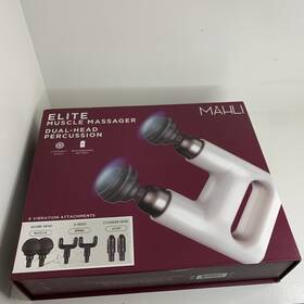 Mahli 680079004460 Elite Muscle Massager Dual-head Percussion With 4 Interchangeable Heads
